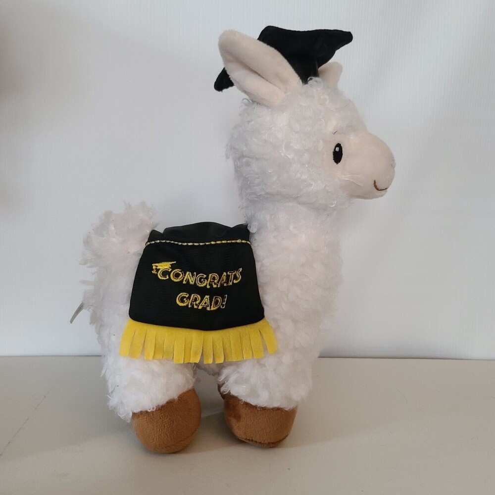 American Greeting Congrats Grad Plush Llama Gift Card Holder